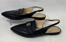 Load image into Gallery viewer, Liz Claiborne Womens Chapel Black Casual Slingback Flats Size 10M
