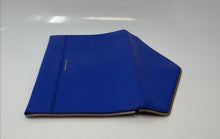Load image into Gallery viewer, Rebecca Minkoff Womens Leo Blue Snap Small Envelope Clutch Handbag
