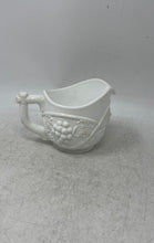 Load image into Gallery viewer, White Embossed Grapes Tableware Tea Coffee Glass Milk Pitcher Creamer
