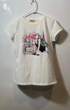 Load image into Gallery viewer, Vinizbena Womens White Embellished Bow Short Sleeve Graphic T-Shirt Size S
