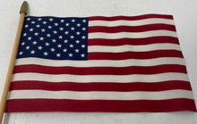 Load image into Gallery viewer, Multicolor Stars Striped Wood Stick Handheld United States American Flag
