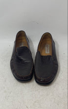 Load image into Gallery viewer, Sandro Moscoloni Mens Brown Leather Round Toe Slip-On Loafers Shoes Size 8 3E
