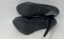 Load image into Gallery viewer, G By Guess Womens Black Leather Slip-On Stiletto Pump Heels Size 10W
