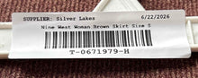 Load image into Gallery viewer, Nine West Womens Brown Knitted Side Slit Pull-On Straight &amp; Pencil Skirt Size S
