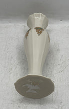 Load image into Gallery viewer, Lenox Ceramic White Gold Trim Printed Home Decor Collectible Mini Vase
