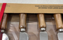 Load image into Gallery viewer, Bread+Butter Acacia Wood 5-Pieces Cheese Set With Tag &amp; Box Factory Sealed
