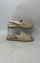 Load image into Gallery viewer, Michael Kors Womens Fisher Ivory Signature Print Espadrille Sandals Size 7.5 M
