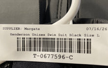 Load image into Gallery viewer, Henderson Unisex Black Short Sleeve Back Zip Swim Diving Wetsuit Size L
