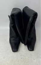 Load image into Gallery viewer, Nine West Womens Black Leather Side-Zip Mid-Calf Riding Boots Size 8.5 M
