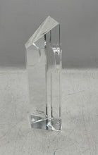 Load image into Gallery viewer, Reed &amp; Barton Crystal Glass Clear Home Decor Prism Desktop Clock Tower Frame

