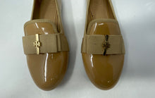 Load image into Gallery viewer, Authentic Tory Burch Womens Trudy Brown Patent Leather Ballet Flats Size 5M
