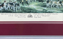 Load image into Gallery viewer, Large The Meeting of Her Majesty's Staghounds on Ascot Heath Framed Art Print
