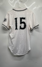 Load image into Gallery viewer, DeMarini Womens White Athletics Mercado #15 Walker Hovermale Jersey Size S
