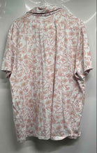 Load image into Gallery viewer, Express Mens White Floral Spread Collar Short Sleeve Polo Shirt Size XL
