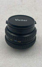Load image into Gallery viewer, Vivitar Black 49 Mm Manual Focus Standard Prime Lens Not Tested
