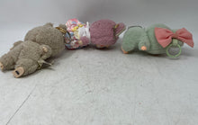 Load image into Gallery viewer, Lot Of 3 Pcs Pop Mart Labubu The Monsters Replicas Plush Action Figure Keychain
