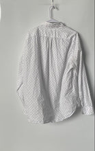 Load image into Gallery viewer, J.Crew Mens White Black Printed Collared Long Sleeve Button-Up Shirt Size Large

