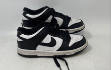 Load image into Gallery viewer, Nike Kids Dunk Low White Black Leather Lace-Up Low Top Sneaker Shoes Size 3.5Y

