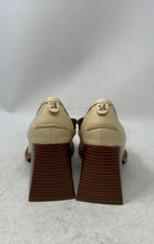 Load image into Gallery viewer, Sam Edelman Womens Quincy Beige Square Toe Block Loafer Shoes Size 8.5
