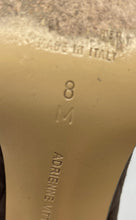 Load image into Gallery viewer, Adrienne Vittadini Womens Brown Quilted Slip-On Stiletto Pump Heels Size 8M
