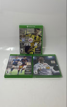 Load image into Gallery viewer, Lot Of 3 Pieces EA Sports FIFA 16 17 18 Xbox One Video Game Variety Not Tested
