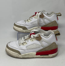 Load image into Gallery viewer, Authentic Nike Boys Air Jordan Spizike Low Red White Sneaker Shoes Size 5Y Worn
