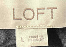 Load image into Gallery viewer, Loft Womens Black Sleeveless Spaghetti Straps Pullover Camisole Tank Top Size L
