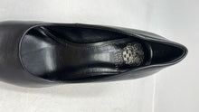 Load image into Gallery viewer, Vince Camuto Womens Black Leather Pointed Toe Slip-On Pump Heels Size 7.5 M
