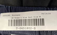 Load image into Gallery viewer, H&amp;M Womens Blue Flat Front Elastic Waist Regular Fit Cargo Jogger Pants Size M
