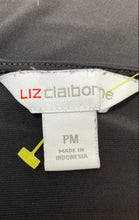 Load image into Gallery viewer, Liz Claiborne Womens Black Front Knot Long Sleeve Blouse Top Size PM
