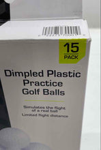 Load image into Gallery viewer, Athletic Works White Hollow Dimpled Plastic Practice Golf Balls 15 Pack
