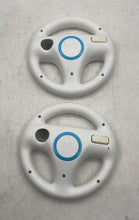 Load image into Gallery viewer, Lot Of 2 Pieces Nintendo Wii White Mario Kart Racing Wheels Accessories
