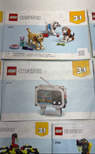 Load image into Gallery viewer, Lot Of 9 Pieces Lego Multicolor Creator Manuals Instruction Books
