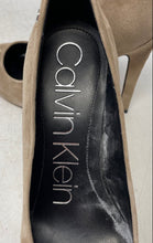 Load image into Gallery viewer, Calvin Klein Womens Brady Beige Leather Pointed Toe Slip-On Pump Heels Size 7
