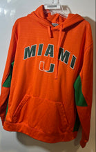 Load image into Gallery viewer, Stadium Athletics Mens Orange And Green Miami Hurricanes Pullover Hoodie Size XL
