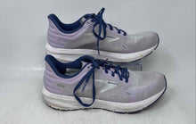 Load image into Gallery viewer, Brooks Womens Launch 9 Purple White Low Top Lace-Up Sneaker Shoes Size 9.5
