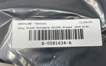 Load image into Gallery viewer, Sony DVP-FX970 Black Portable CD DVD Player DVD Player Only Not Tested
