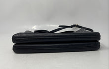 Load image into Gallery viewer, Michael Kors Womens Black Leather Adjustable Strap Inner Pocket Crossbody Purse
