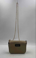 Load image into Gallery viewer, Versace Parfums Womens Beige Chain Strap Zipper Crossbody Purse Stained

