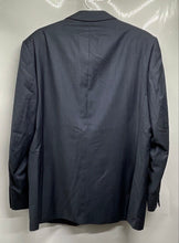Load image into Gallery viewer, Zara Man Mens Blue Long-Sleeve Notch-Lapel Two-Button Blazer Size 44
