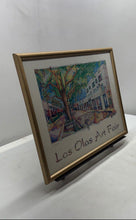 Load image into Gallery viewer, Las Olas Art Fair Fort Lauderdale Framed Colorful Tree Scene Wall Art Painting
