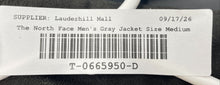 Load image into Gallery viewer, The North Face Mens Gray Long Sleeve Mock Neck Quilted Puffer Jacket Size M
