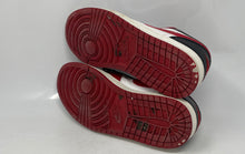 Load image into Gallery viewer, Authentic Nike Mens Air Jordan 1 Low White Red Sneaker Shoes Size 8.5 Worn
