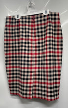 Load image into Gallery viewer, Karl Lagerfeld Womens Multicolor Plaid Flat Front Straight &amp; Pencil Skirt Size 8
