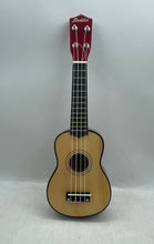 Load image into Gallery viewer, Audster AUD-UK2 Tan Red 4 String Right-Handed Folk &amp; World Soprano Ukulele
