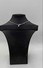 Load image into Gallery viewer, Authentic Swarovski Women's Silver Tone Pavé Crystal Accent Necklace

