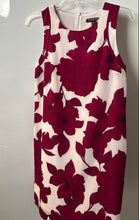 Load image into Gallery viewer, Banana Republic Womens Red White Floral Printed Sleeveless Shift Dress Size 6P

