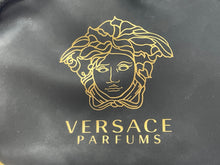 Load image into Gallery viewer, Versace Parfums Womens Black Gold-Tone Faux Leather Chain Strap Crossbody Purse
