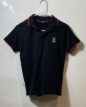 Load image into Gallery viewer, Psycho Bunny Boys Black Pima Cotton Short Sleeve Polo Shirt Size 14-16/L
