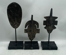Load image into Gallery viewer, Kirlier Austin African-Style Collection Sculptural Masks Marcada Set 3 Piece
